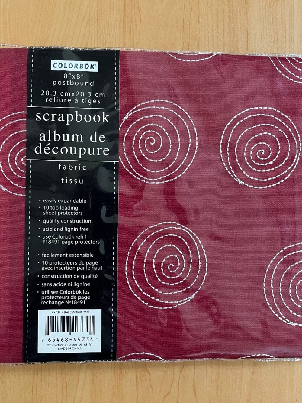 8 x 8 Colorbok Postbound Scrapbook